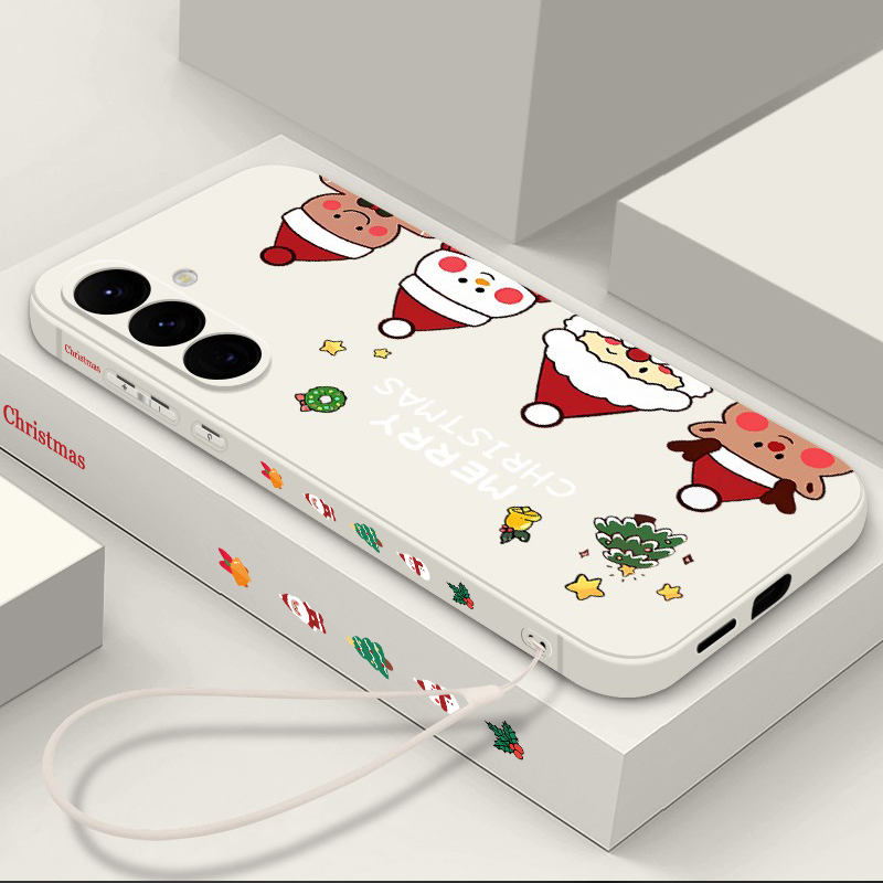 Samsung Galaxy S24 - Christmas Snowman Print Phone Case For