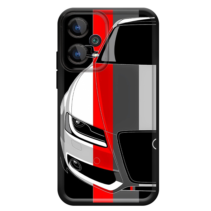 Red and White Car Pattern Soft - Xiaomi Redmi Note 14 recension och pris