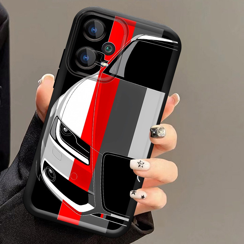 Red and White Car Pattern Soft - Xiaomi Redmi Note 14 recension och pris