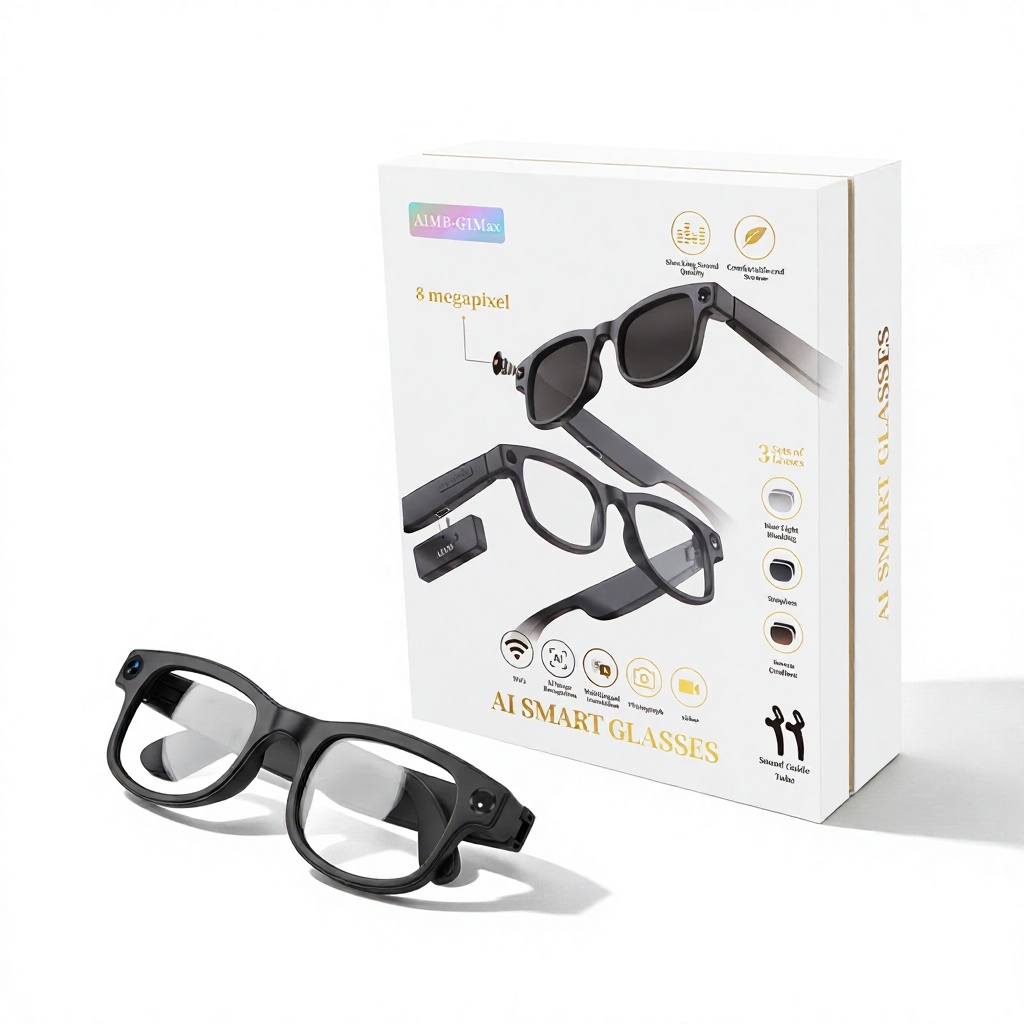 2026 smart AI glasses, with ca - Smart Glasses Lens recension och pris