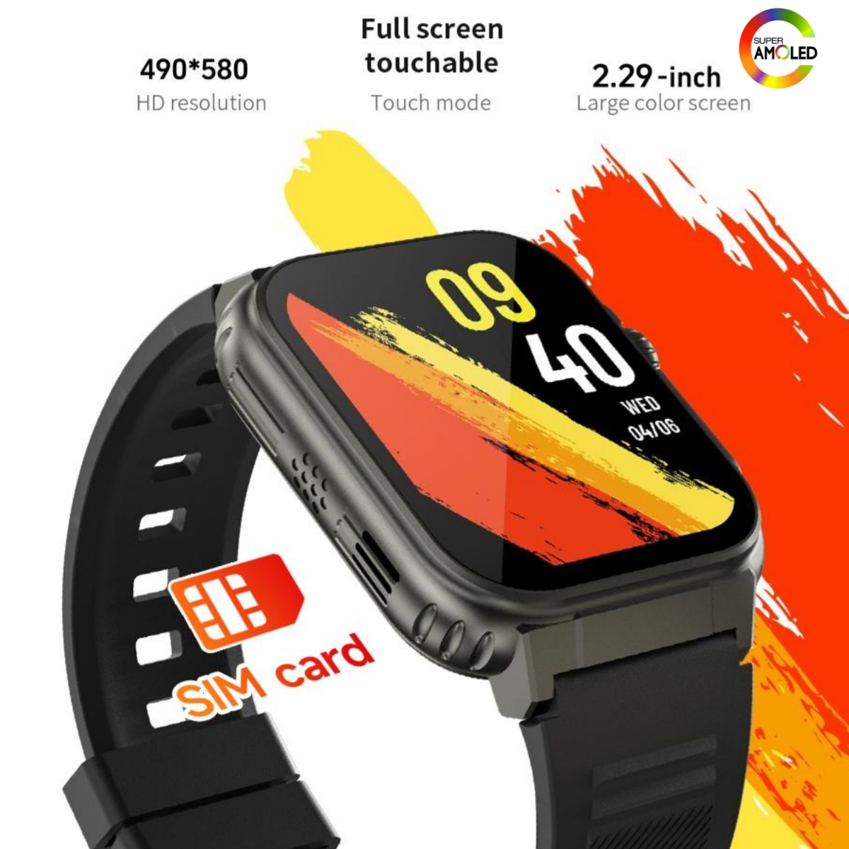 S12 Ultra MAX 5G Smartwatch 2. - Fall Detection Watch recension och pris